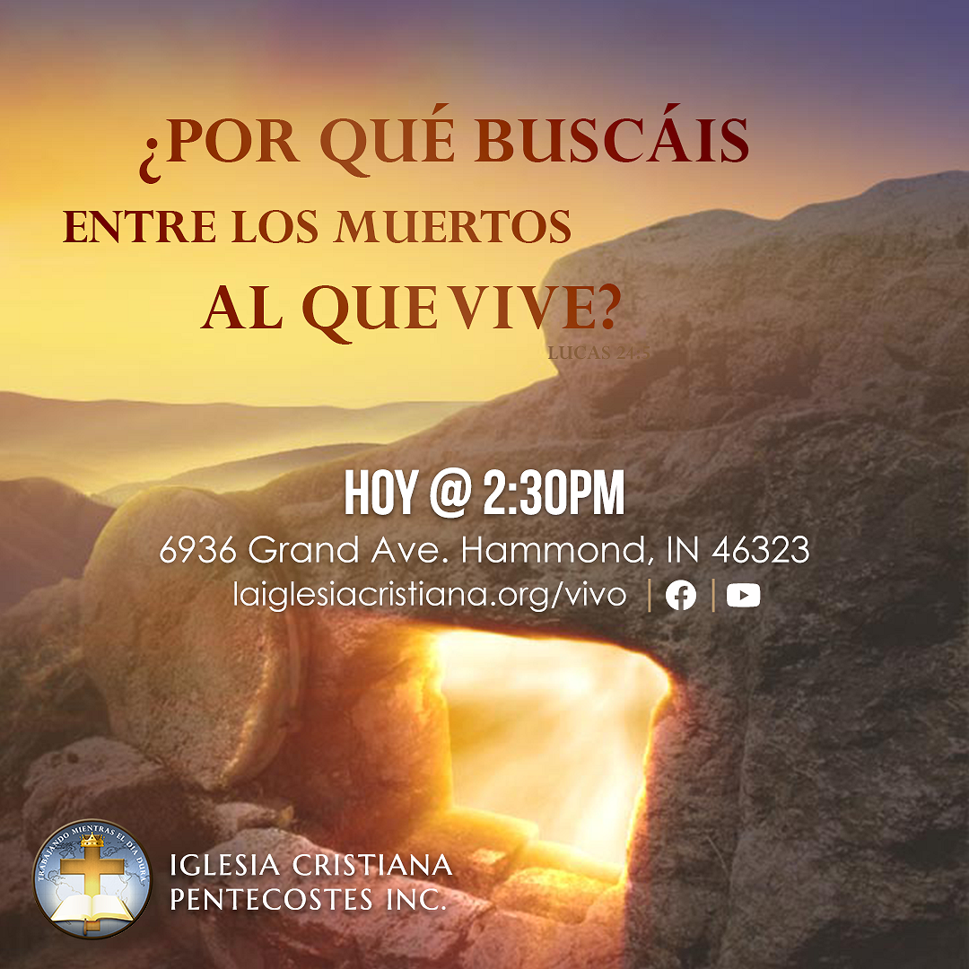 Culto Especial Hoy @ 2:30pm